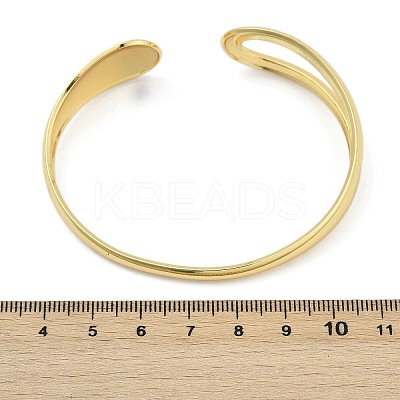 304 Stainless Steel Cuff Bangles for Women BJEW-Z097-06G-1