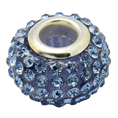 Resin Rhinestone Beads CPDL-H001-10x7mm-1-1