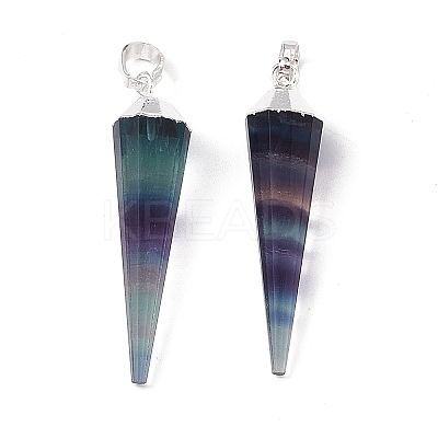 Natural Fluorite Pendants LS-G-L479-44S-1
