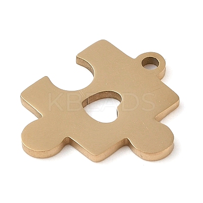 Manual Polishing 201 Stainless Steel Pendants LS-STAS-M058-04G-1