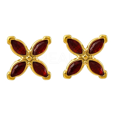 304 Stainless Steel Stud Earrings EJEW-C135-01G-01-1