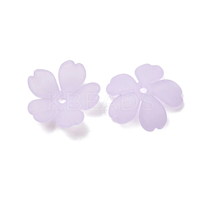 Frosted Acrylic Bead Caps AC-CBA1E6C-08D-1