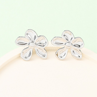 304 Stainless Steel Stud Earrings LS-EJEW-I323-01P-03-1