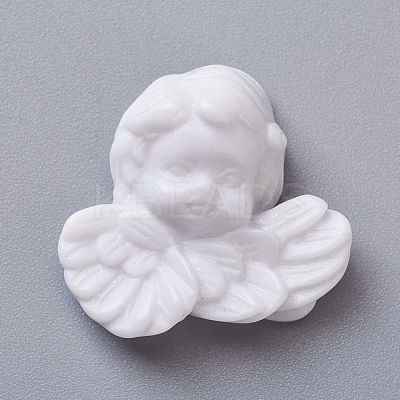 Cream Glue Resin Cabachons RESI-CJC0001-64J-1
