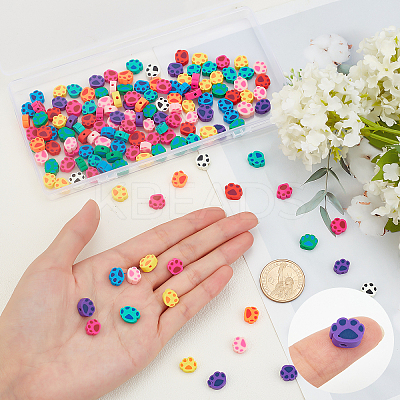 Handmade Polymer Clay Beads Strands CLAY-AR0001-02-1