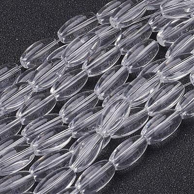 Glass Beads Strands GS6x13mmC01-1