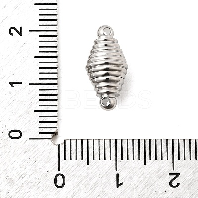 304 Stainless Steel Magnetic Clasps STAS-F350-04B-P-1
