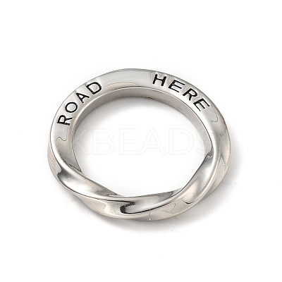 Tarnish Resistant 304 Stainless Steel Linking Rings STAS-E058-10P-1