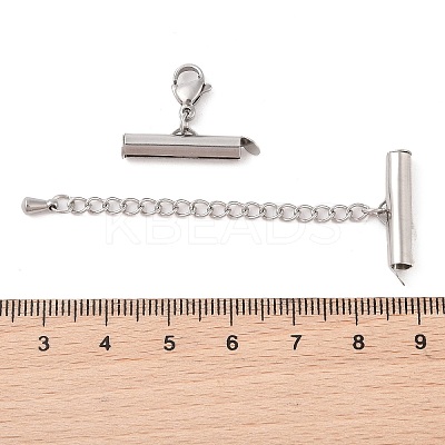 Tarnish Resistant 304 Stainless Steel Curb Chain Extender STAS-M061-05P-02-1