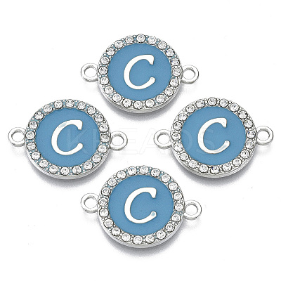 Alloy Enamel Links Connectors LS-ENAM-TAC0003-01S-06C-1