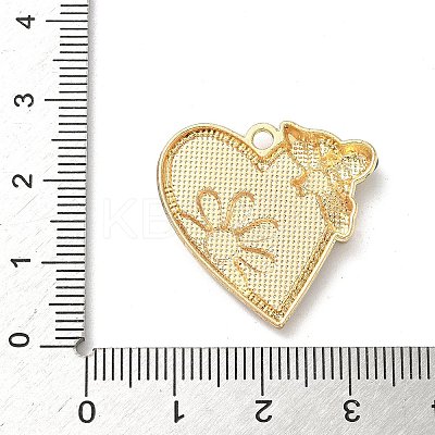 Alloy Enamel Pendants FIND-C074-28KCG-01-1