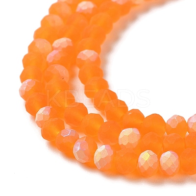 Transparent Glass Beads Strands LS-EGLA-A034-T4mm-MB05-1