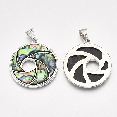 Abalone Shell/Paua Shell Pendants SHEL-S275-46A-1