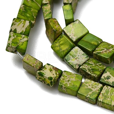 Dyed Natural Imperial Jasper Beads Strands G-F833-A01-01C-1