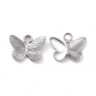 Non-Tarnish 304 Stainless Steel Charms STAS-C059-04P-1