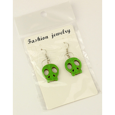 Fashion Earrings For Halloween EJEW-JE00285-1