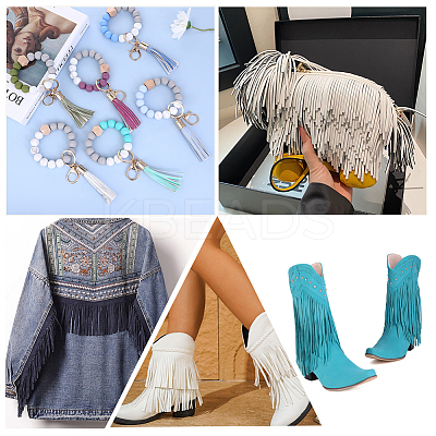 Velvet Tassel Fringe Trimming DIY-WH20011-57B-1