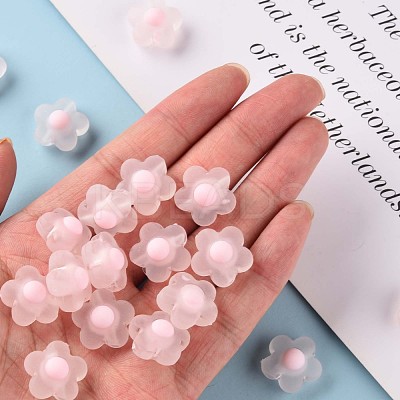 Transparent Acrylic Beads TACR-S152-09C-08-1