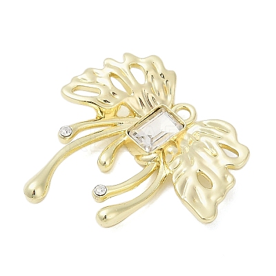 Alloy Pendants with Rhinestone PALLOY-R151-60G-1