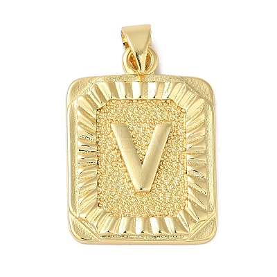 Rack Plating Brass Pendants KK-B092-42G-V-1