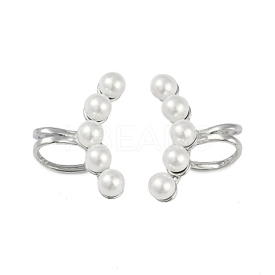 304 Stainless Steel Cuff Earrings for Women EJEW-K281-30P-1