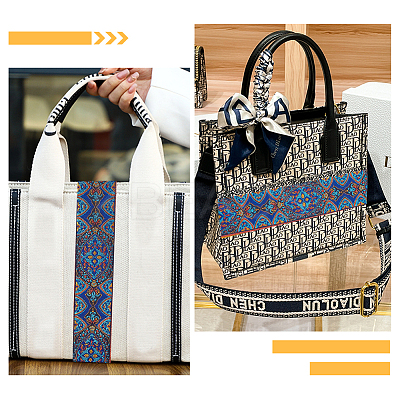 Ethnic 5M Style Embroidery Polycotton Ribbons OCOR-FG0001-42C-1