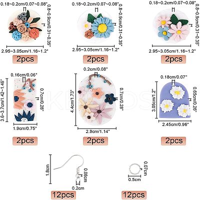 DIY Dangle Earring Making Kits DIY-NB0005-76-1