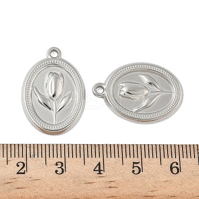 304 Stainless Steel Pendants STAS-D376-25P-1