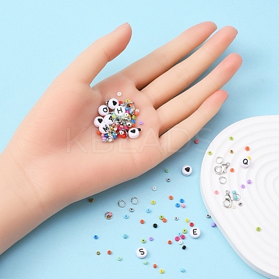 DIY Seed Beads Jewelry Set Making Kit DIY-YW0005-56-1