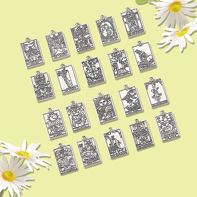 2 Sets Tibetan Style Zinc Alloy Pendants FIND-SC0016-92AS-1
