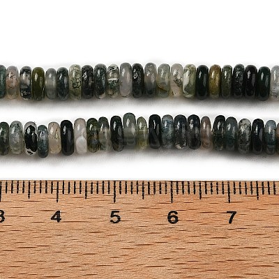 Natural Moss Agate Beads Strands G-NH0062-A01-01-1