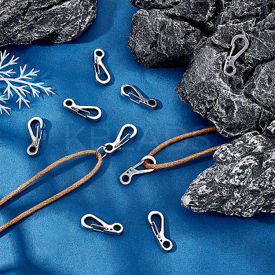 201 Stianless Steel Kecychain Clasps STAS-UN0039-76P-1