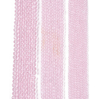 Glass Beads Strands EGLA-A044-T4mm-D10-1