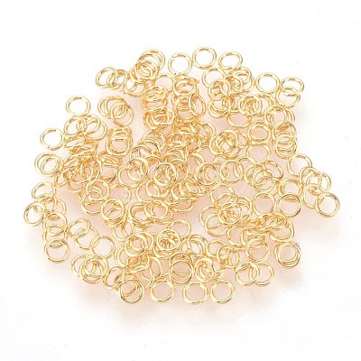304 Stainless Steel Open Jump Rings X-STAS-R091-01G-1