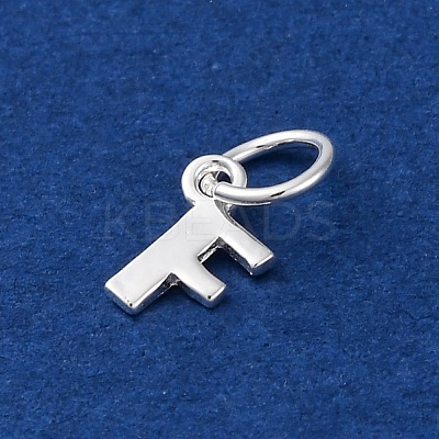 925 Sterling Silver Letter Charms LS-STER-C012-01S-F-1