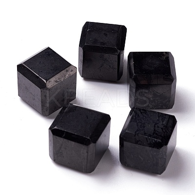Natural Shungite Beads G-F675-23B-1
