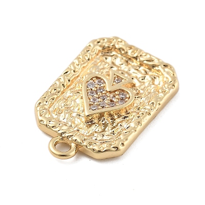 Brass Micro Pave Cubic Zirconia Pendants LS-KK-D283-30G-03-1