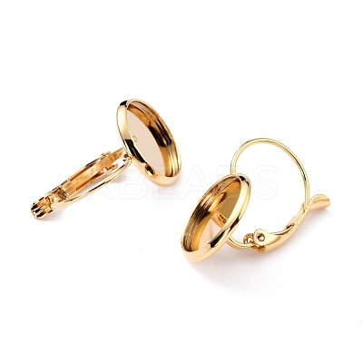 304 Stainless Steel Leverback Earring Settings STAS-F191-03G-18mm-1