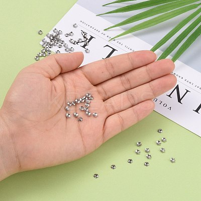 Tarnish Resistant 5-Petal 316 Surgical Stainless Steel Bead Caps STAS-N030-03P-1