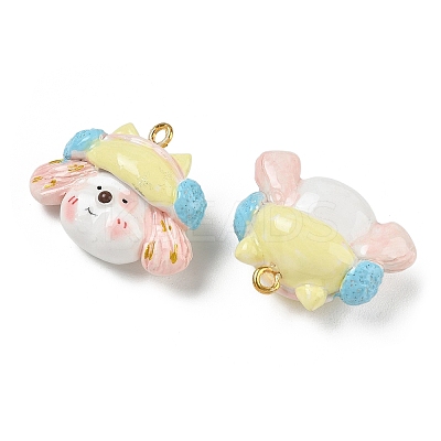 Handmade Polymer Clay Pendants PY-CBABDB7-11C-1