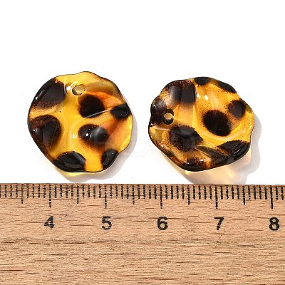Transparent Acrylic Pendants OACR-D303-01H-1