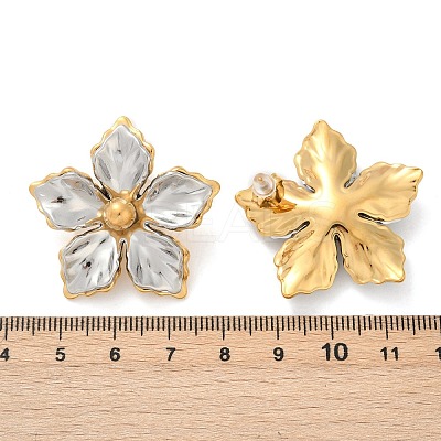 304 Stainless Steel Stud Earrings EJEW-S265-06GP-A-1