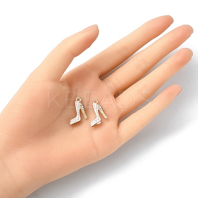 2Pcs Alloy Enamel Stilettos Pendants ENAM-YW0002-30B-1