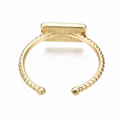 Brass Enamel Cuff Rings RJEW-N035-036-NF-1