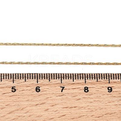 304 Stainless Steel Boston Chain Necklaces STAS-O053-16G-1