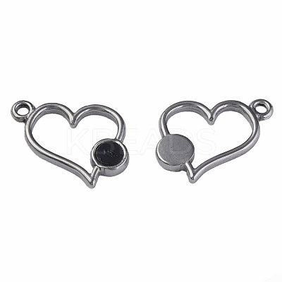 304 Stainless Steel Pendants STAS-N087-54-04P-1