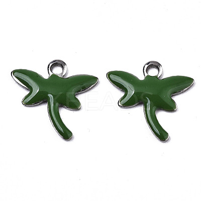 201 Stainless Steel Enamel Charms STAS-N088-19E-1