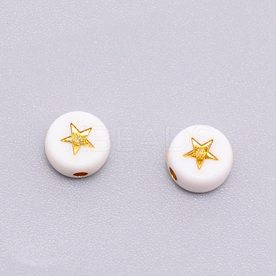 Opaque Acrylic Beads ACRC-TAC0001-01B-1