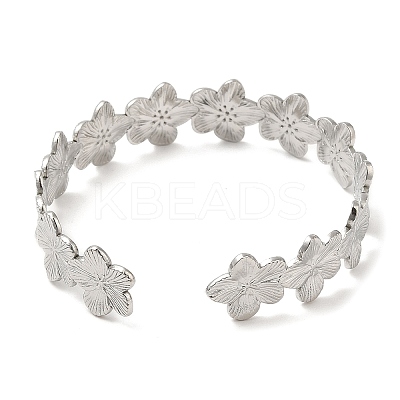 Non-Tarnish 304 Stainless Steel Cuff Bangles LS-BJEW-K267-07P-1