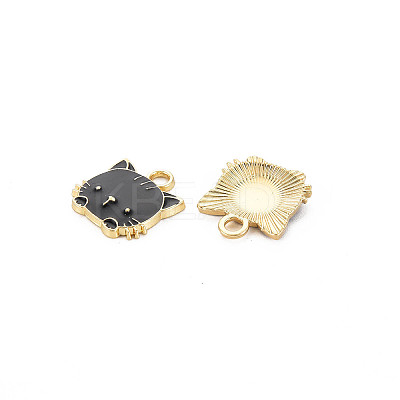 Eco-Friendly Zinc Alloy  Pendants ENAM-R051-01-01G-01-NR-1